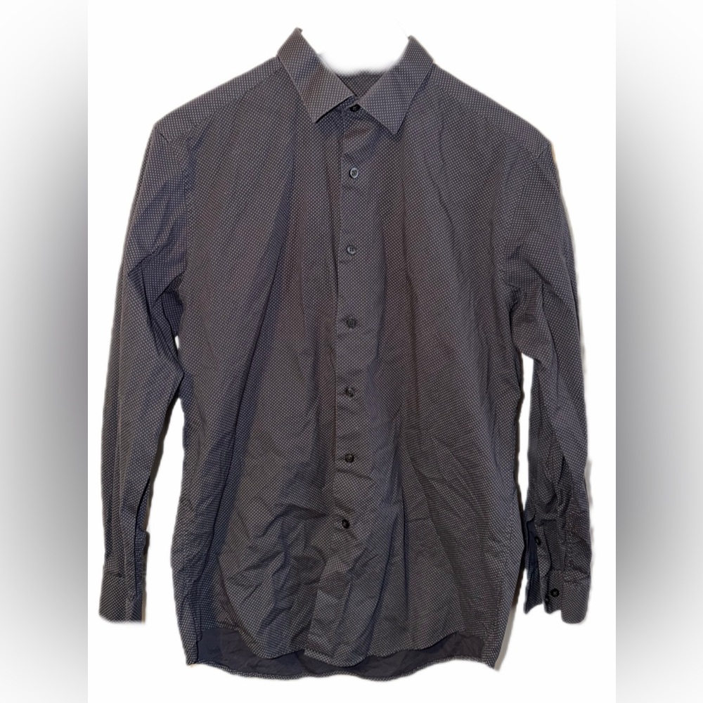 Alfani Men's Dark Gray Dress Shirt